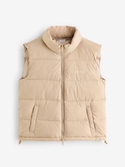 Guess Jeans Beige Puffer Gilet - Image 1 of 2