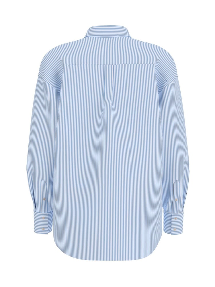 Guess Jeans Blue Oversized Long Sleeve 100% Cotton Shirt - Image 6 of 6