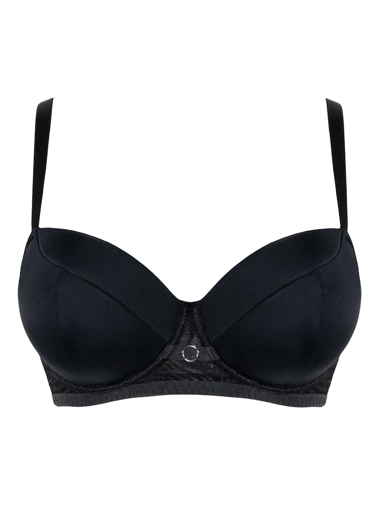 Curvy Kate Lace Daze Padded T-Shirt Balcony Black Bra - Image 7 of 7