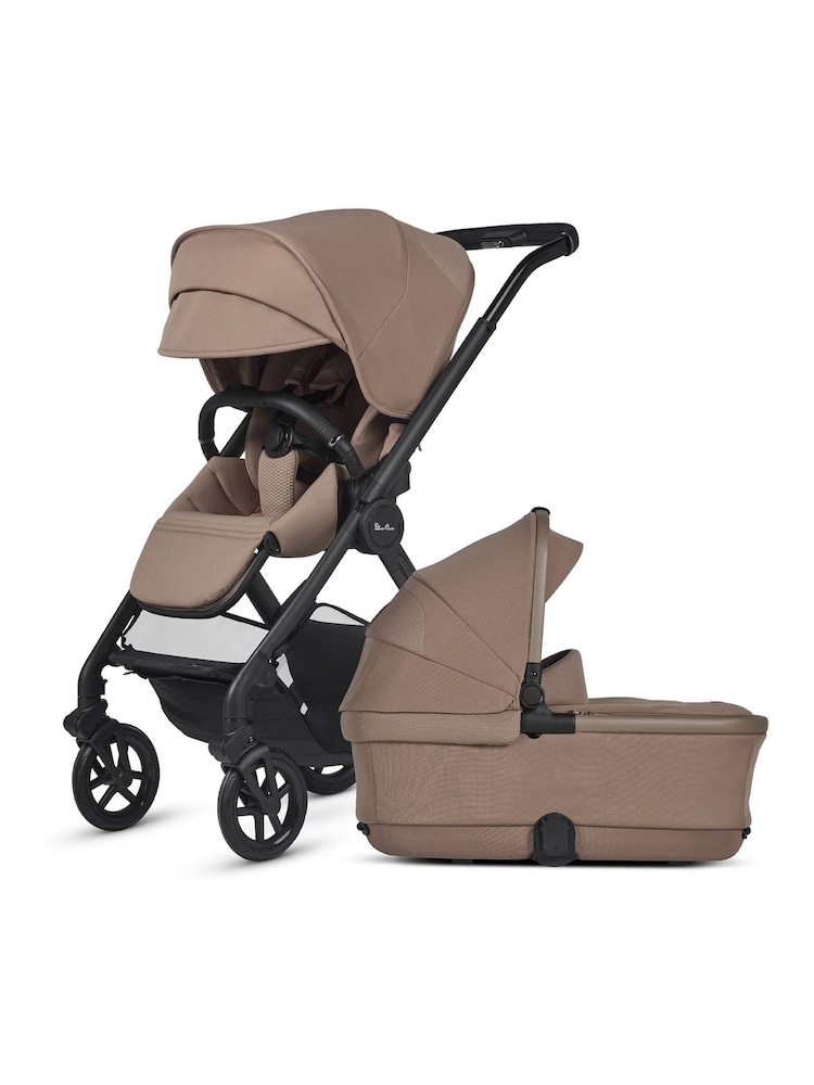 Silver Cross Mocha Reef 2 Pram and Pushchair Bundle - Image 1 of 7