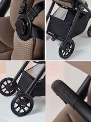 Silver Cross Mocha Reef 2 Pram and Pushchair Bundle - Image 5 of 7