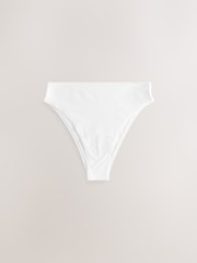 self. White Brazilian Knickers - Image 1 of 3