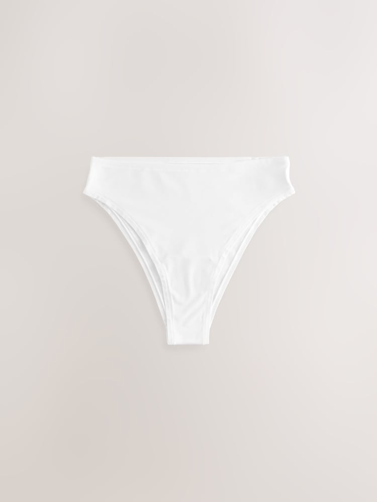 self. White Brazilian Knickers - Image 1 of 3