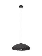 Eglo Black Barlaston Fabric & Steel Pendant Ceiling Light - Image 2 of 4