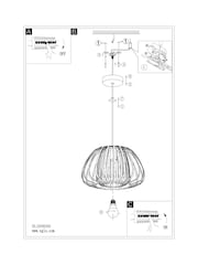 Eglo Encinitos taklampa i modern bur stil - Bild 5 av 5