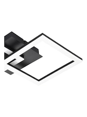 Eglo Black ParandayZ Steel Smart Control Colour Changing Ceiling Light - Image 3 of 4