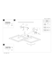 Lampe de plafond Eglo ParandayZ en acier à changement de couleur intelligente - Image 5 de 5