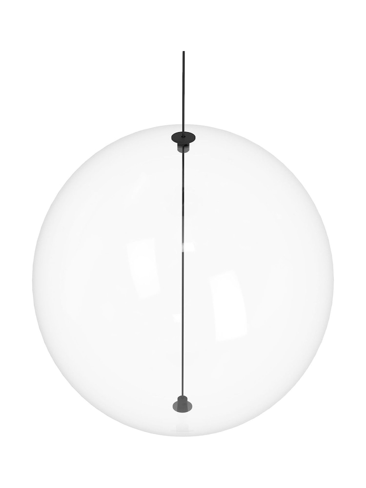 Eglo Black Espardello LED Clear Glass Bubble Spheres Pendant Ceiling Light - Image 3 of 4