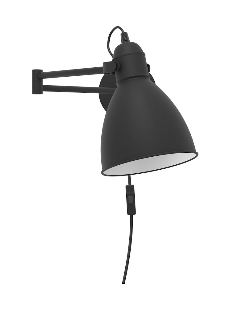 Eglo Black San Peri Adjustable Wall Light - Image 3 of 5