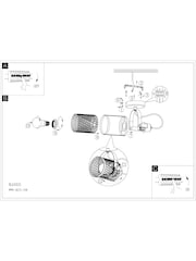 Eglo Black Dellow Lattice Style Adjustable Wall Or Ceiling Spotlight - Image 5 of 5