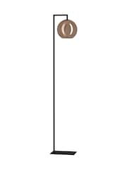 Eglo Black Cordoba Spherical Mirrored Glass And Steel Floor Lamp - Image 2 of 4