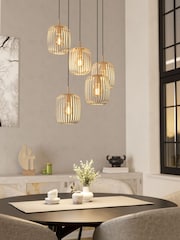 Eglo Sand Romazzina Steel Contemporary 5 Light Pendant Ceiling Light - Image 1 of 5