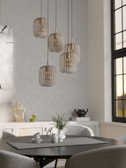 Eglo Sand Romazzina Steel Contemporary 5 Light Pendant Ceiling Light - Image 2 of 5
