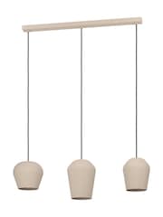 Eglo Sand Cambaito Monochrome Steel Pendant Ceiling Light - Image 2 of 4