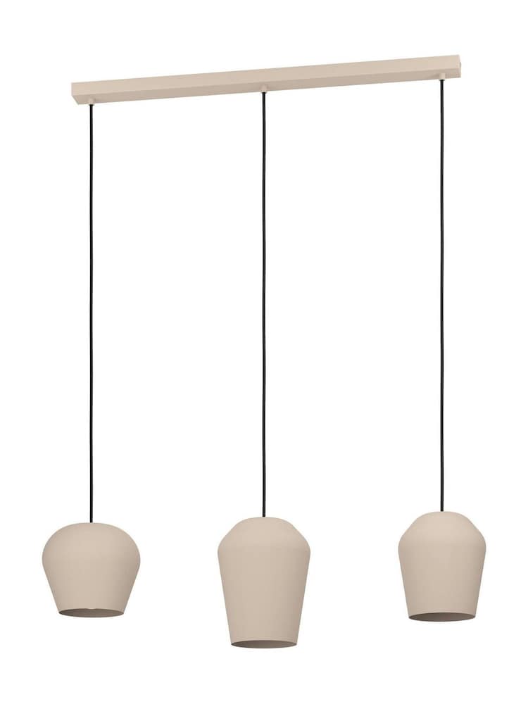 Eglo Sand Cambaito Monochrome Steel Pendant Ceiling Light - Image 2 of 4