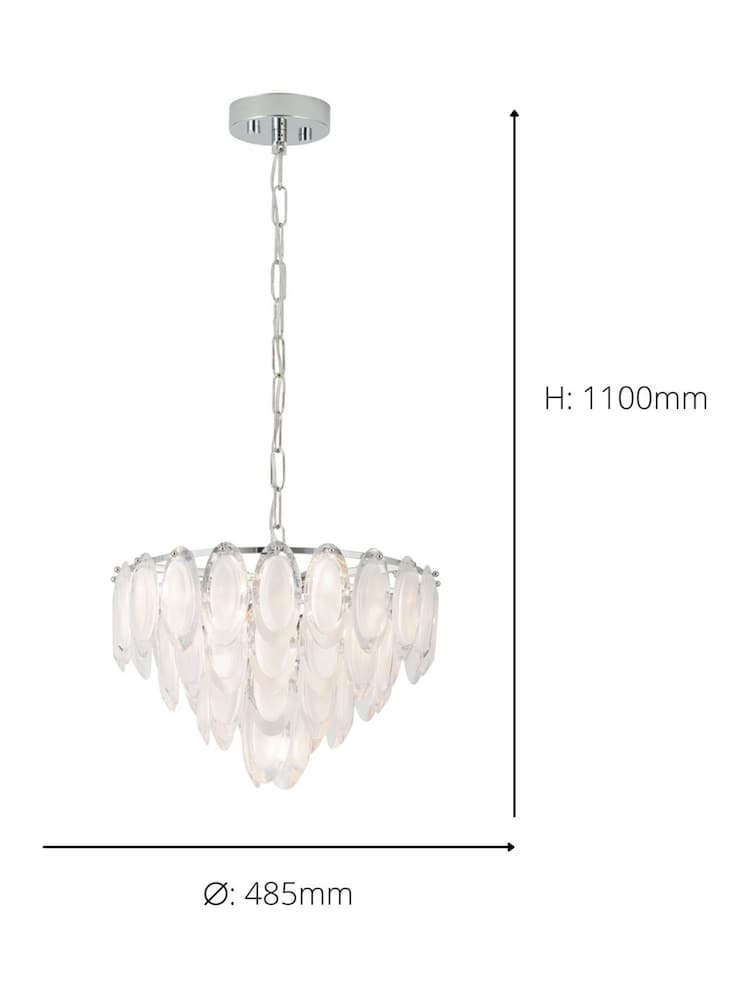 Eglo Carvario Crystal Inspired Elegant Pendant Ceiling Light - Imagen 4 de 4 Eglo Carvario Crystal Inspired Elegant Pendant Ceiling Light - Imagen 4 de 4