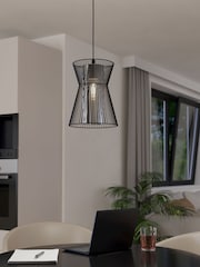 Eglo Black Maseta Single Pendant Ceiling Light - Image 1 of 5