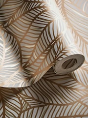 Clarke and Clarke Bronze or Ivory Selva Wallpaper - Image 2 of 3