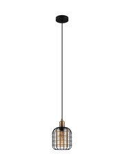 Eglo Bronze Chisle Metal And Glass 1 Light Pendant Ceiling Light - Image 2 of 4