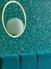 Clarke and Clarke Emerald Selva Wallpaper - Image 1 of 4