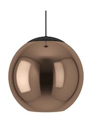 Eglo Black Cordoba Spherical Mirrored Glass and Steel 3 Pendant Ceiling Light - Image 3 of 4