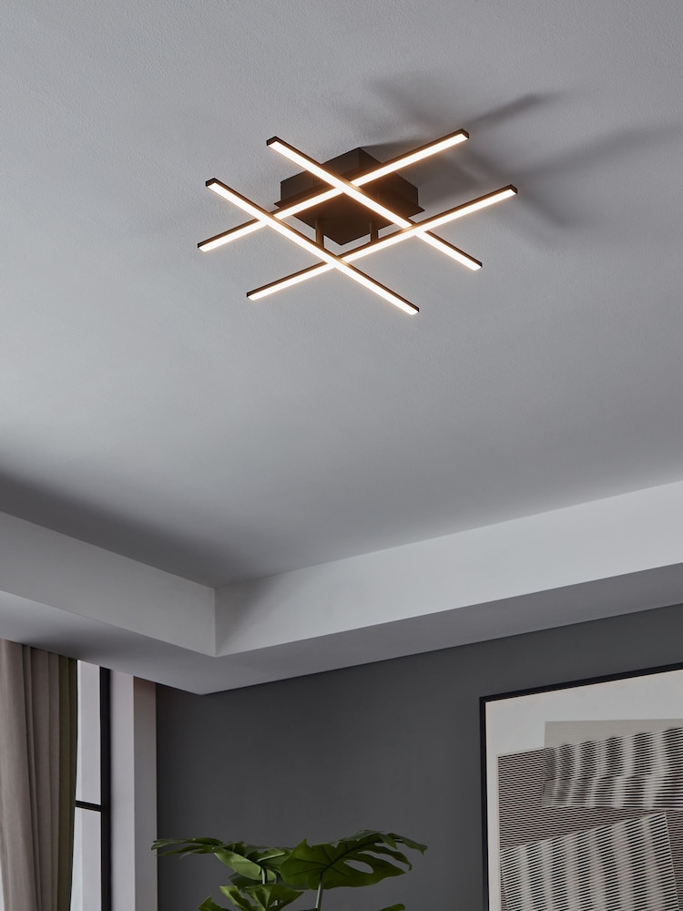 Eglo Lasana 3 LED Contemporary Flush Ceiling Light - Image 1 of 5 Eglo Lasana 3 LED Contemporary Flush Ceiling Light - Image 1 of 5