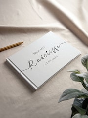 Personalised Surname Modern Wedding Guest Book by No Ordinary Gift - Image 1 of 1