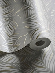 Clarke and Clarke Linen or Champagne Selva Wallpaper - Image 1 of 2