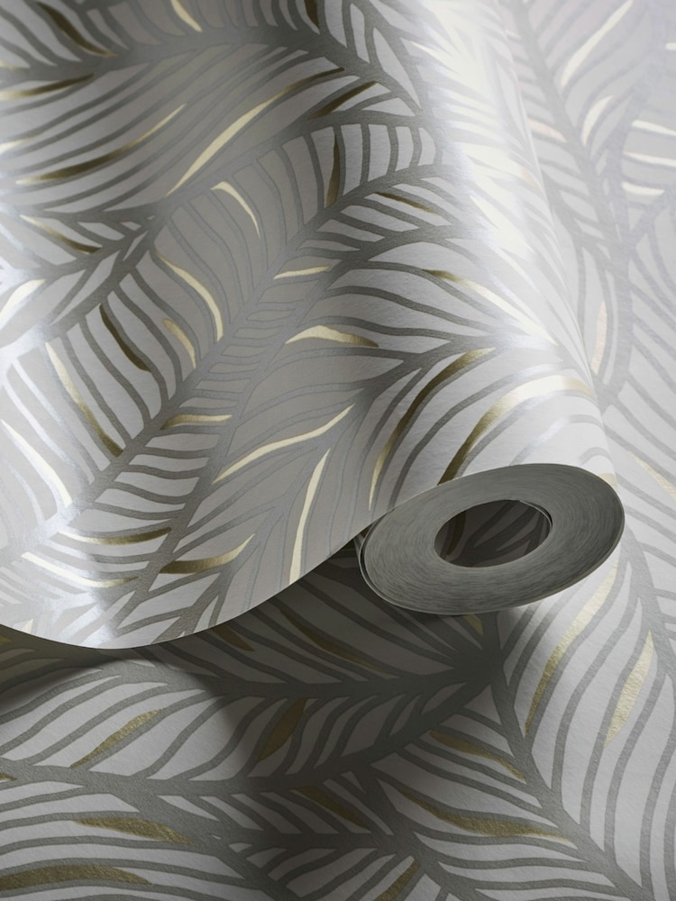 Clarke and Clarke Linen or Champagne Selva Wallpaper - Image 1 of 2