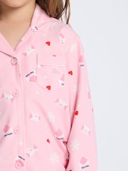 Boux Avenue Kids Fleece Pyjamas in a Bag - Image 4 of 6