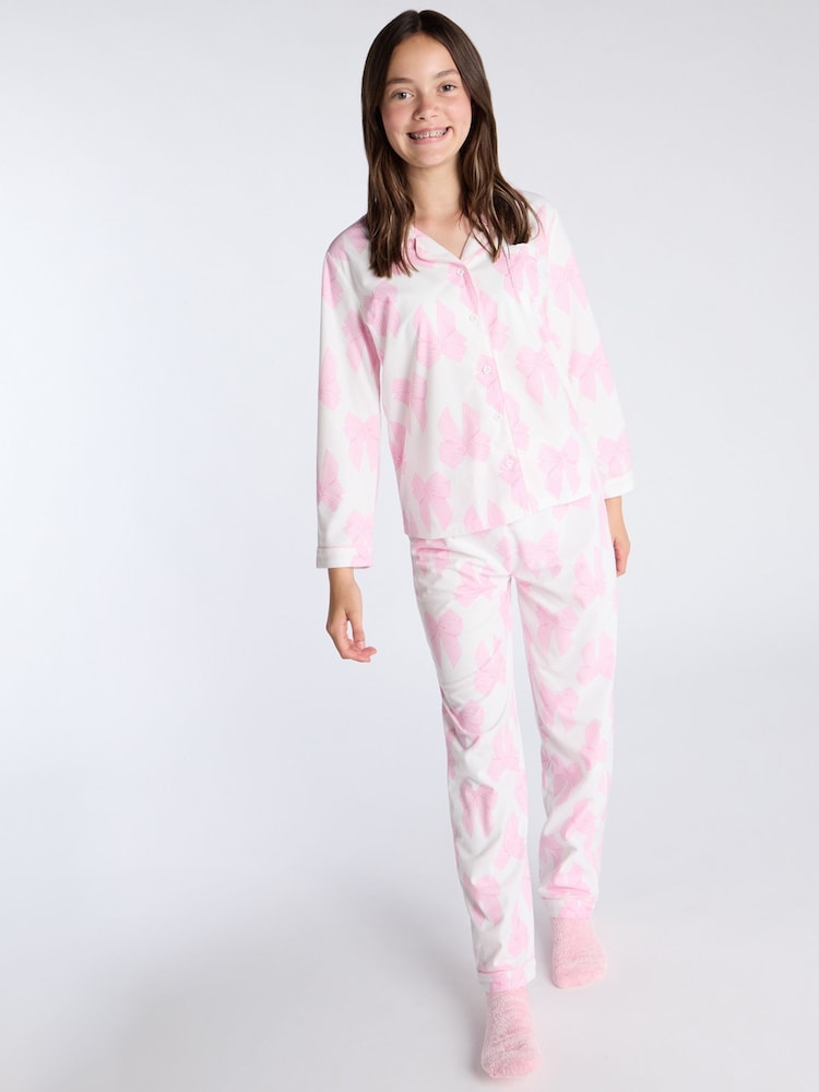 Boux Avenue Kids Fleece Pyjamas in a Bag - Image 2 of 6