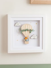 Hot Air Balloon Keepsake Print with Cut-Out Name by No Ordinary Gift - Image 3 of 3