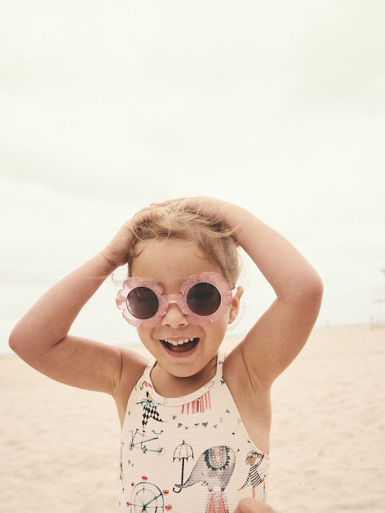 Pink Kids Flower Sunglasses - Image 3 of 3