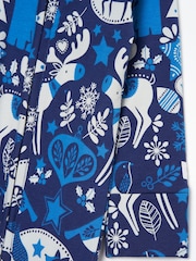 Angel & Rocket Blue Andreas Scandi Print Sleepsuit with Hat - Image 3 of 5