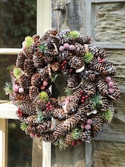 Dibor Brown Frosted Berries Wreath - Image 3 of 5