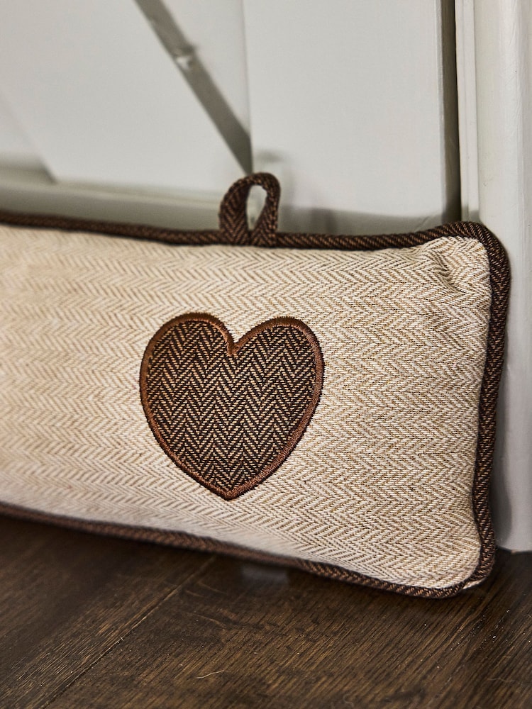 Dibor Brown Delphina Heart Draught Excluder - Image 4 of 4 Dibor Brown Delphina Heart Draught Excluder - Image 4 of 4