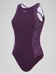 Speedo Purple Shaping LapisNite Swimsuit - Image 6 of 6