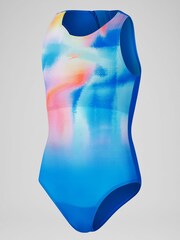Speedo Blue Printed Hydrasuit - Image 1 of 5