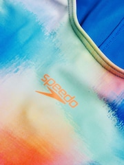 Speedo Blue Printed Hydrasuit - Image 5 of 5