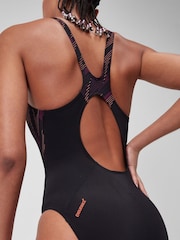 Speedo Black HyperBoom Splice Muscleback Swimsuit - Image 5 of 6