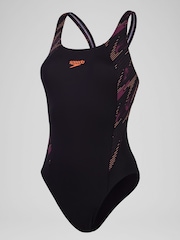 Speedo Black HyperBoom Splice Muscleback Swimsuit - Image 6 of 6