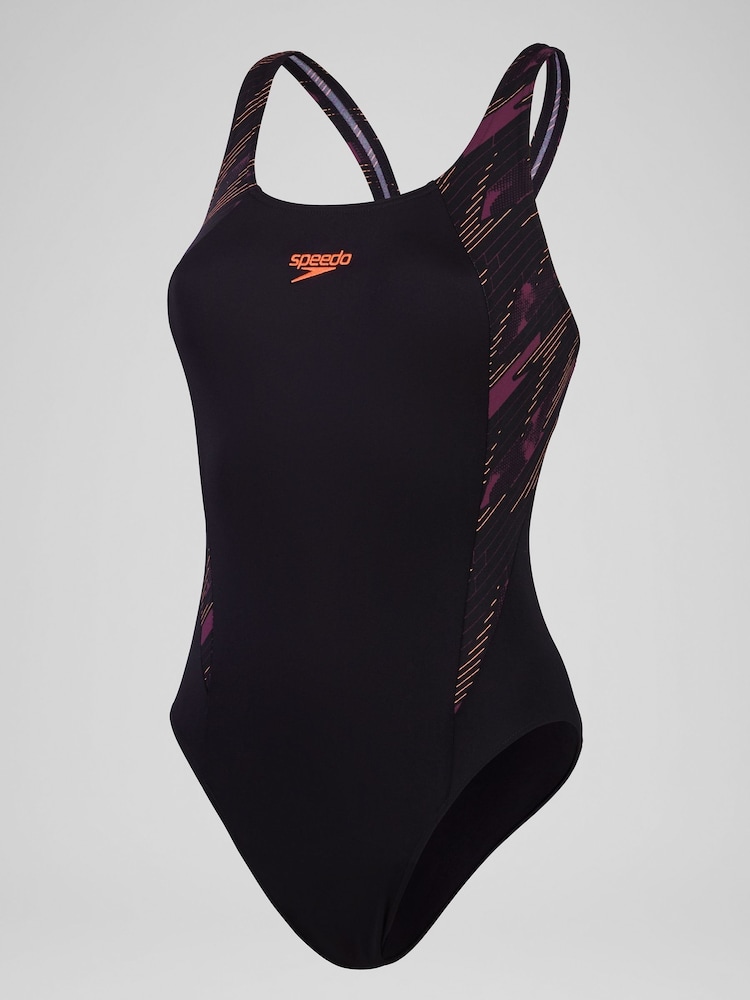 Speedo Black HyperBoom Splice Muscleback Swimsuit - Image 6 of 6