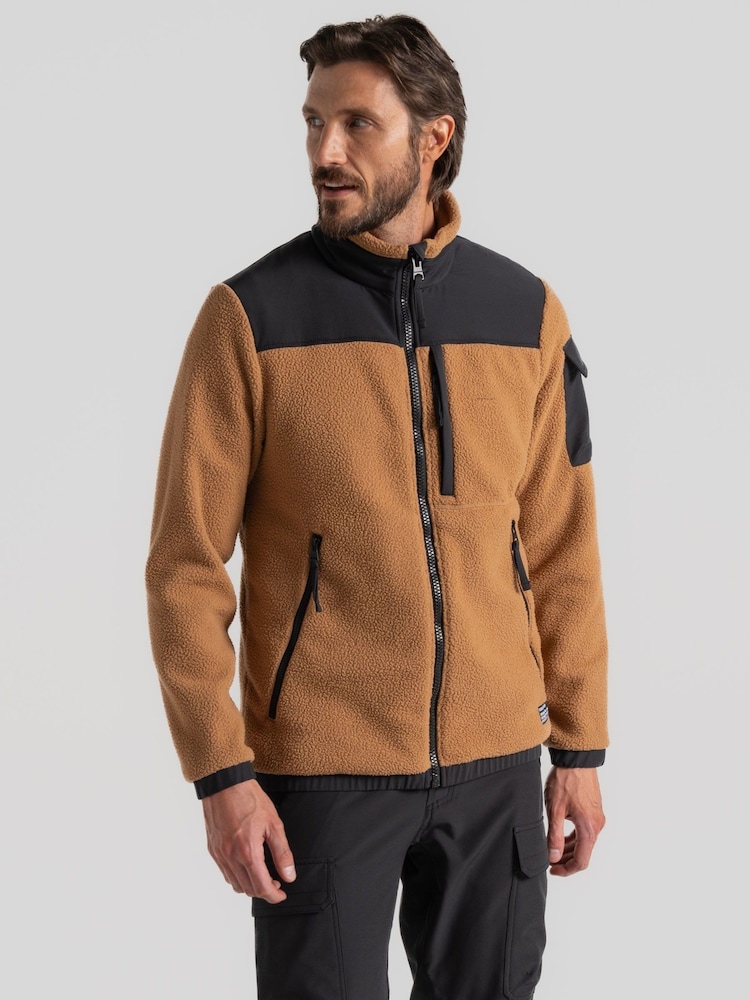 Craghoppers CO2 Renu Lumos Fleece Brown Jacket - Image 1 of 6