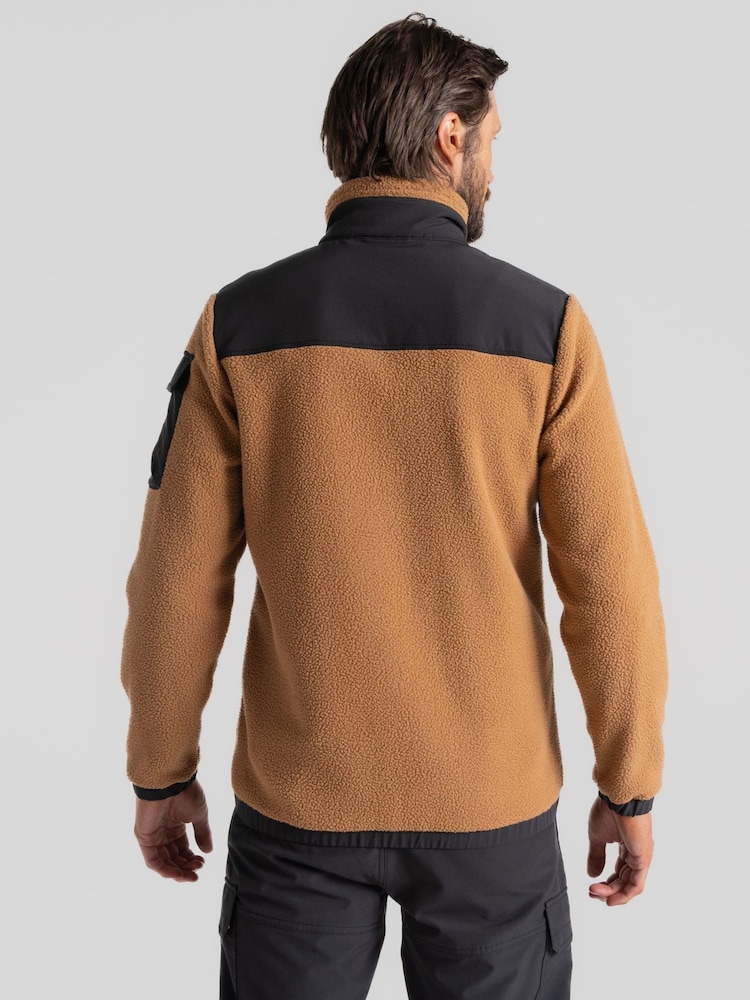 Craghoppers CO2 Renu Lumos Fleece Brown Jacket - Image 2 of 6