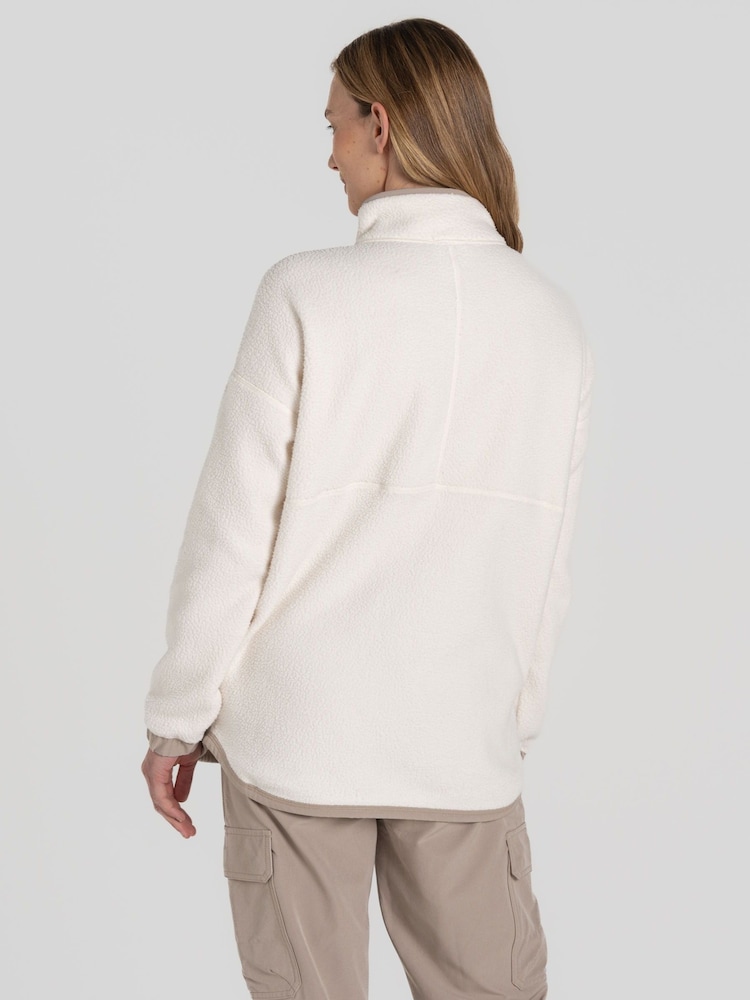 Craghoppers CO2 Renu Steppes Fleece White Jacket - Image 2 of 5