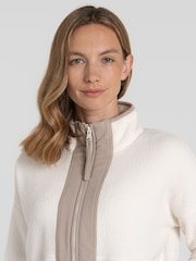 Craghoppers CO2 Renu Steppes Fleece White Jacket - Image 4 of 5