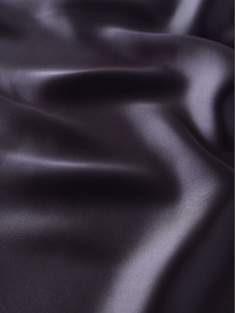 Mint Velvet Grey Satin Maxi Slip Skirt - Image 10 of 10