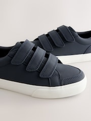 Navy Standard Fit (F) Touch Fastening Smart Casual Trainers - Image 3 of 5