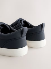 Navy Standard Fit (F) Touch Fastening Smart Casual Trainers - Image 4 of 5