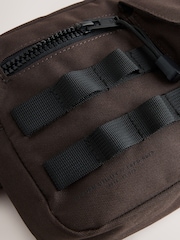 Brun - Sac à bandoulière en toile - Image 4 de 6